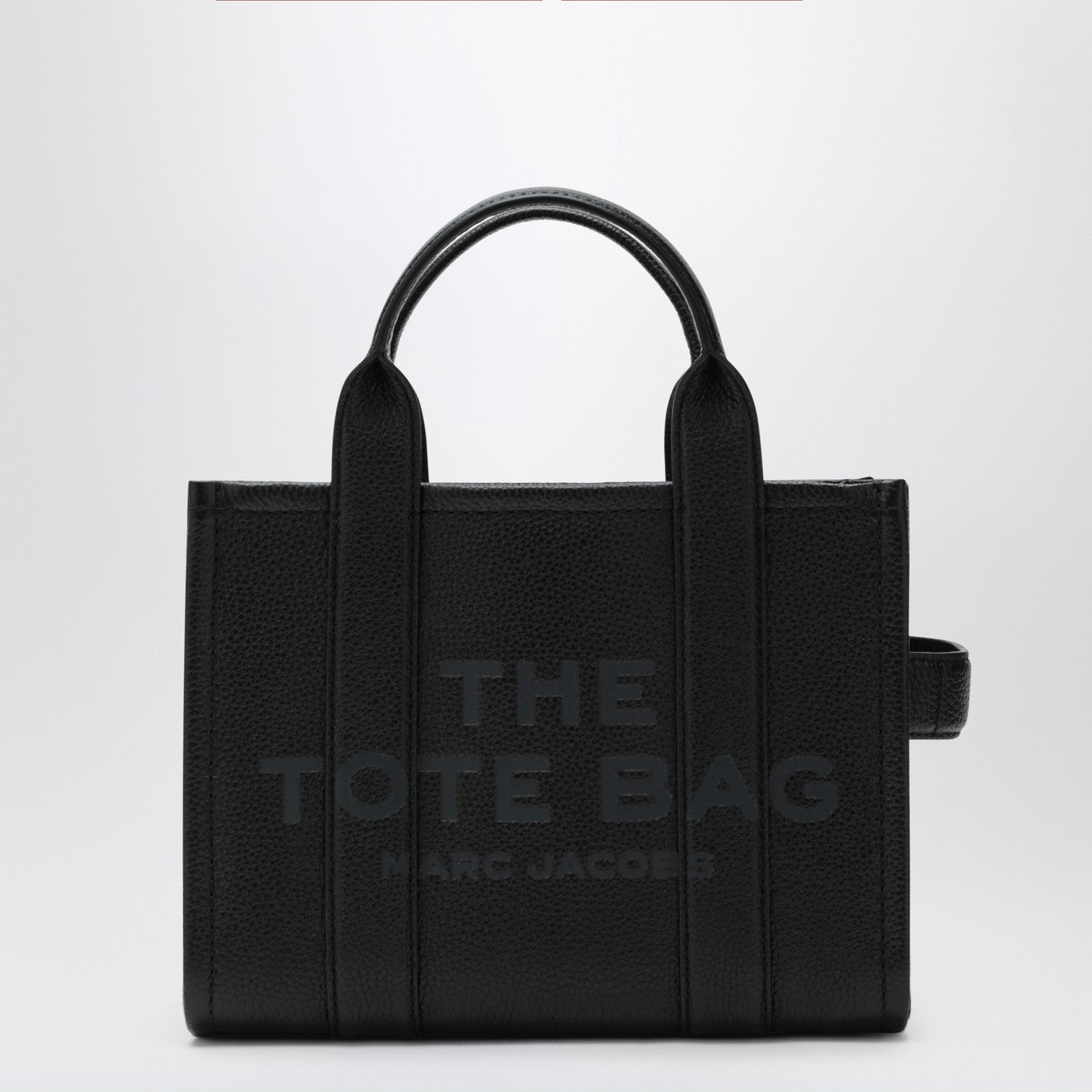 The Small Tote Bag nera in pelle