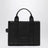 The Small Tote Bag nera in pelle