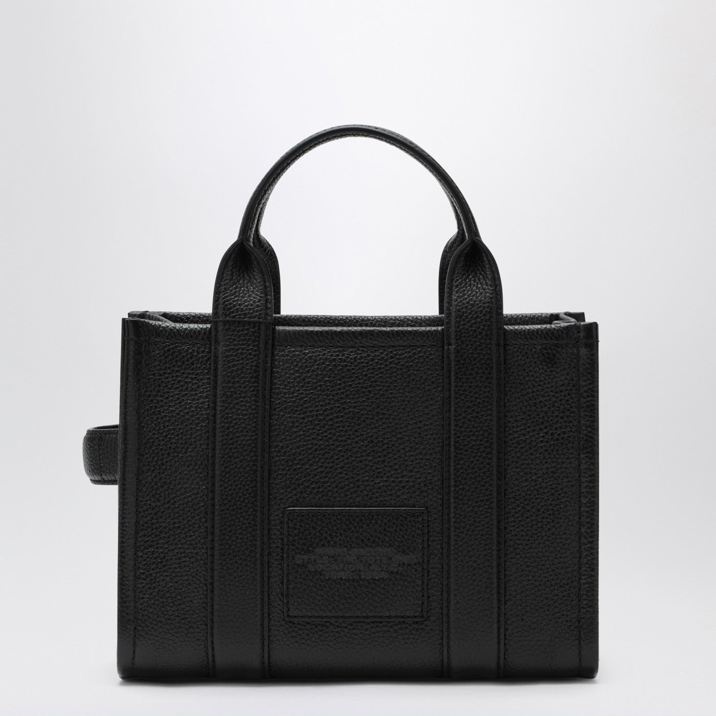 The Small Tote Bag nera in pelle