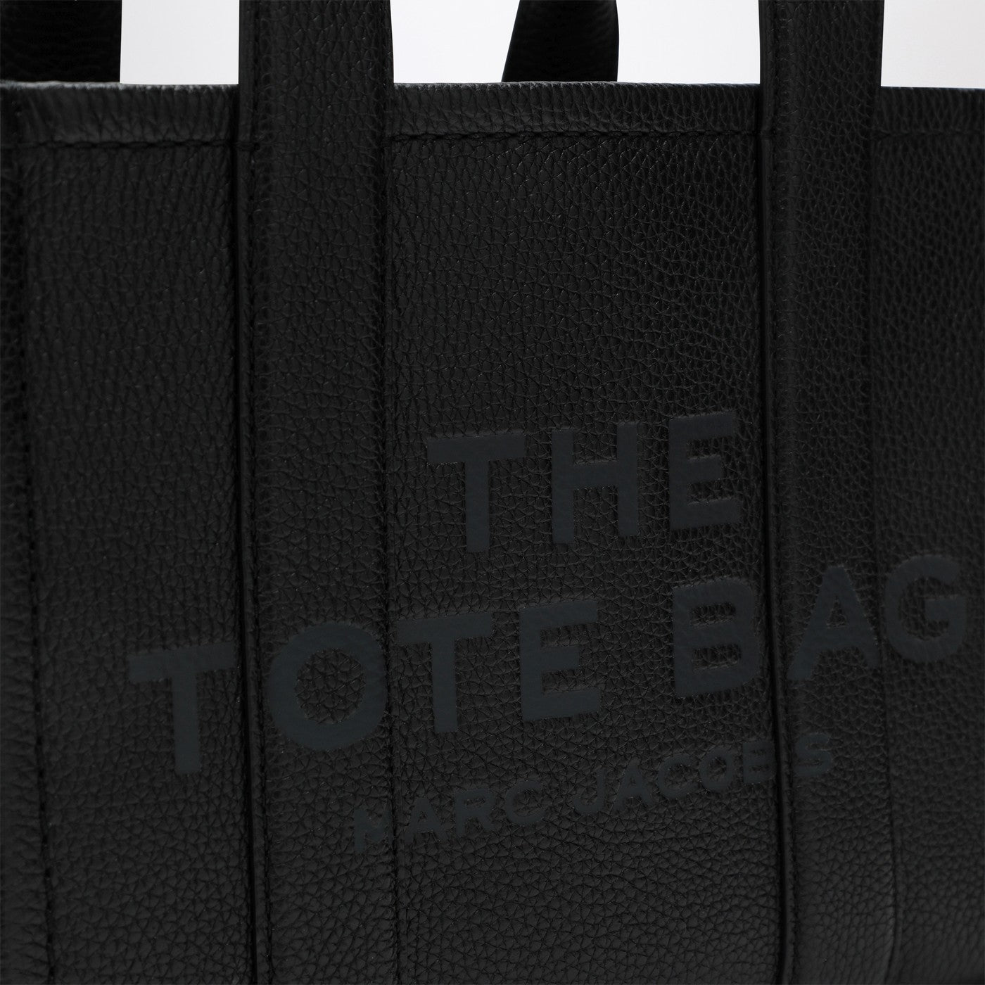 The Small Tote Bag nera in pelle