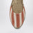 Espadrillas basse righe avorio/terracotta