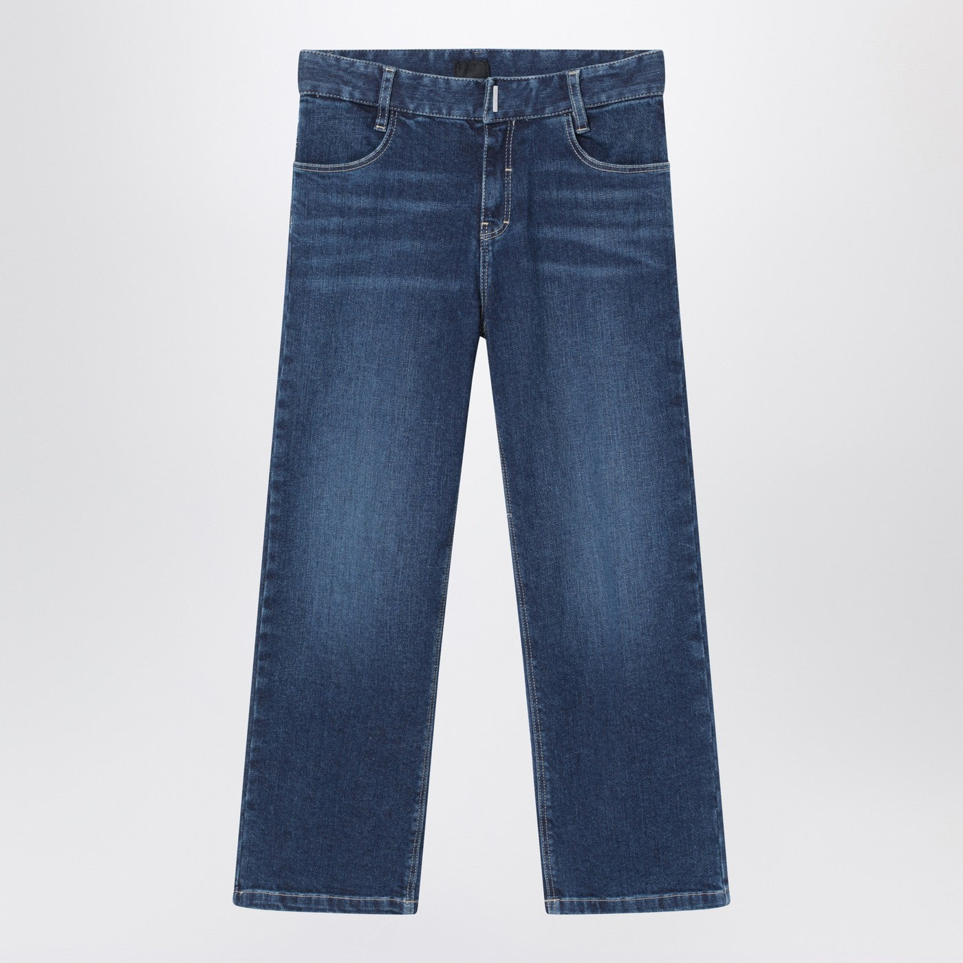 Blue denim jeans