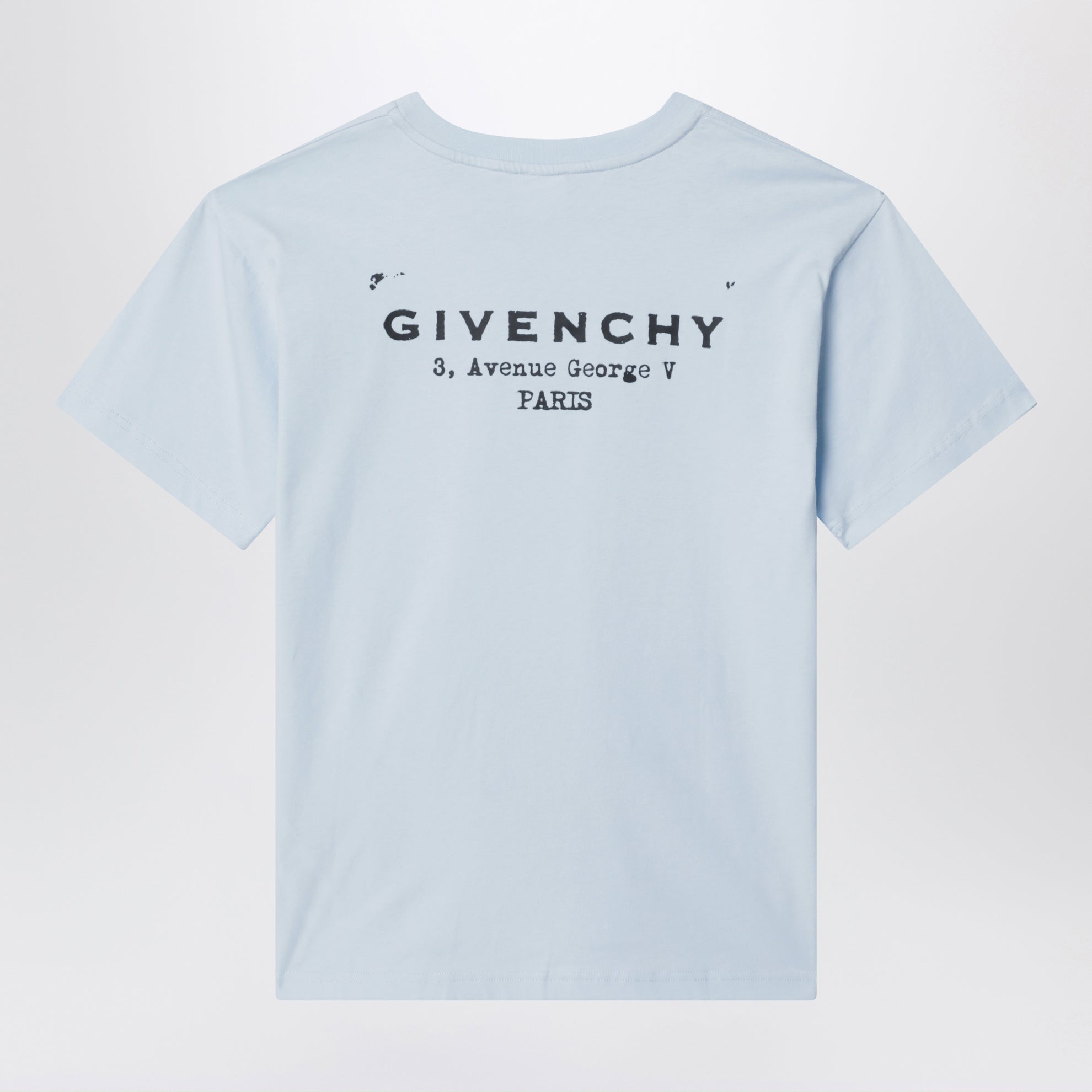 T-shirt bleu clair avec imprimé logo