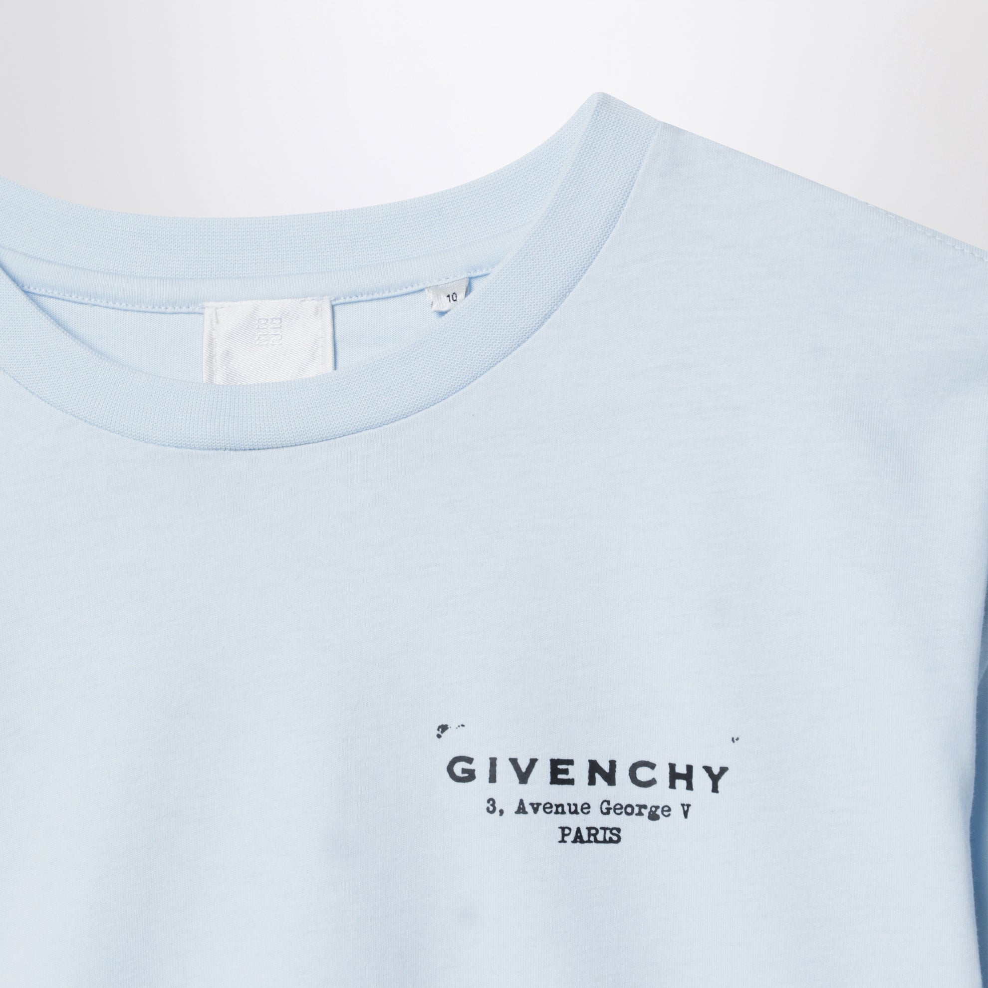 T-shirt bleu clair avec imprimé logo