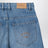 Blue jeans with logo embroidery