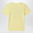 T-shirt jaune avec logo brodé