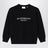 Pull noir en mélange de coton et cachemire