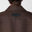 Brown and black checked wool jacket