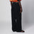 Regular-fit cotton twill pants in dark navy