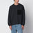 Anthrazitgrauer Pullover aus Baumwollmischung