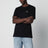 T-shirt in cotone nera con logo Anagram