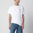 White cotton T-shirt with Anagram logo