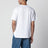White cotton T-shirt with Anagram logo