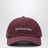 Frankie burgundy cotton baseball cap