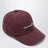 Frankie burgundy cotton baseball cap