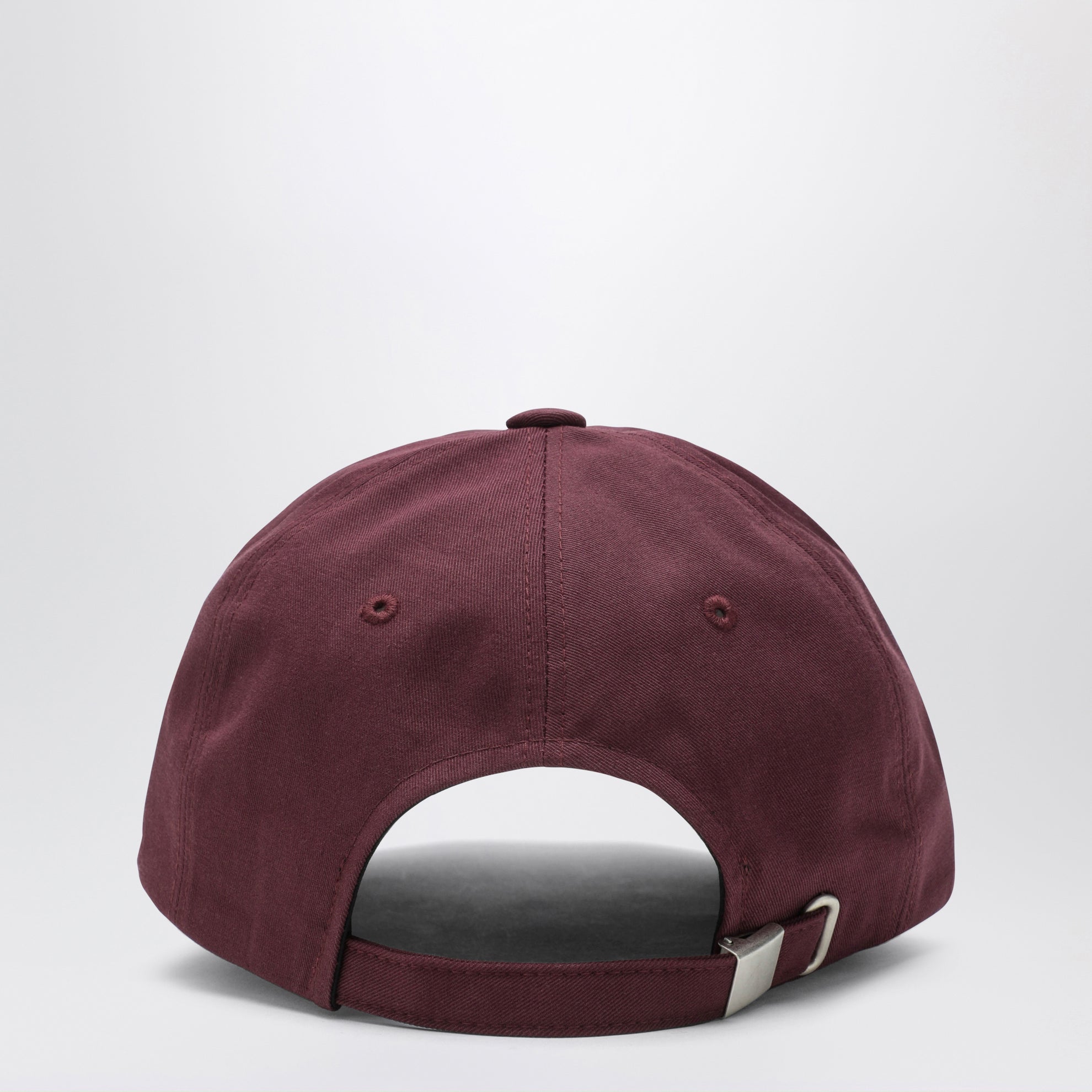 Frankie burgundy cotton baseball cap
