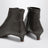 Brown Hailey leather ankle boots