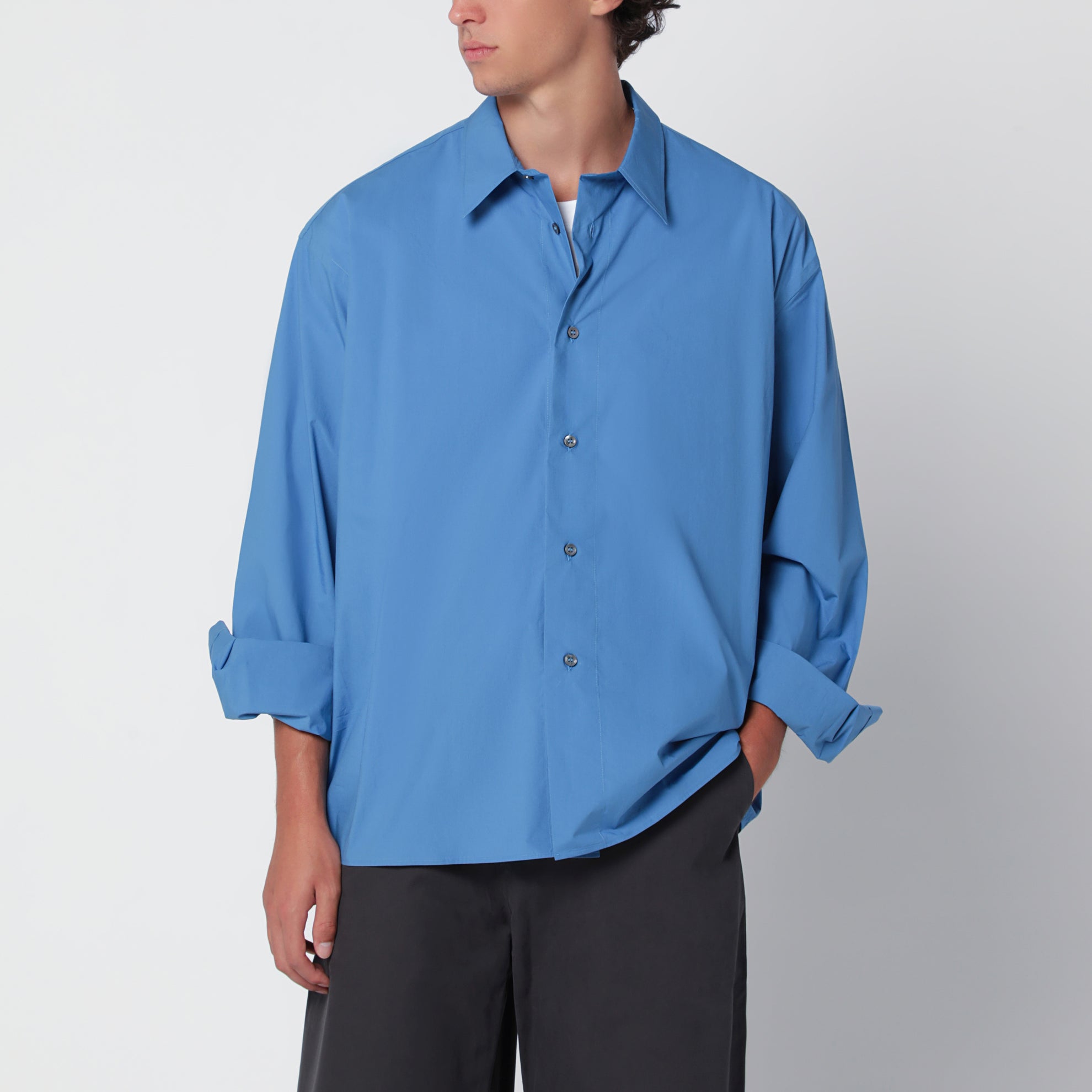 Hal Uniform Blue Cotton Shirt