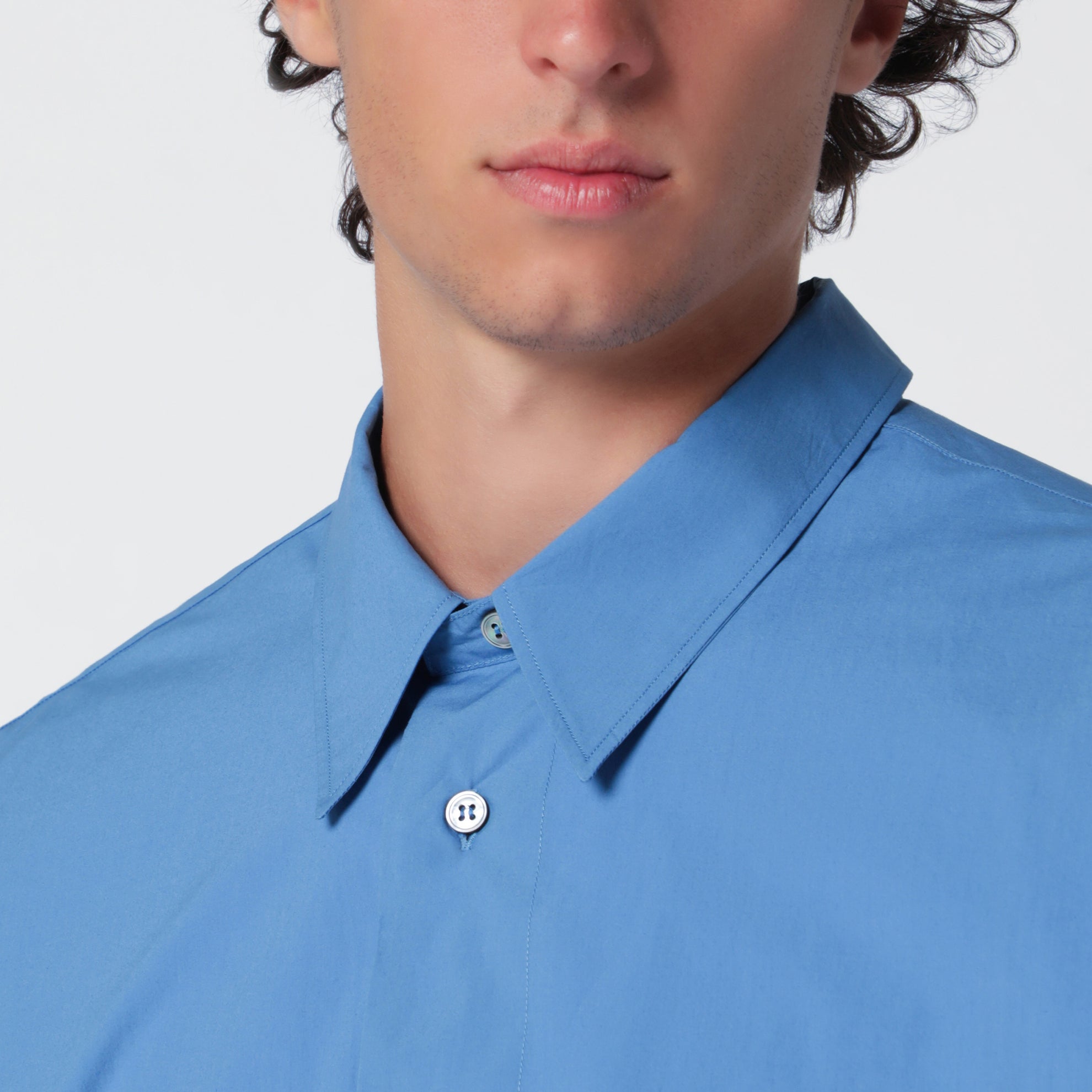 Hal Uniform Blue Cotton Shirt