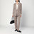 Double-breasted cashmere jacket in dove color