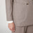 Veste croisée en cachemire couleur taupe
