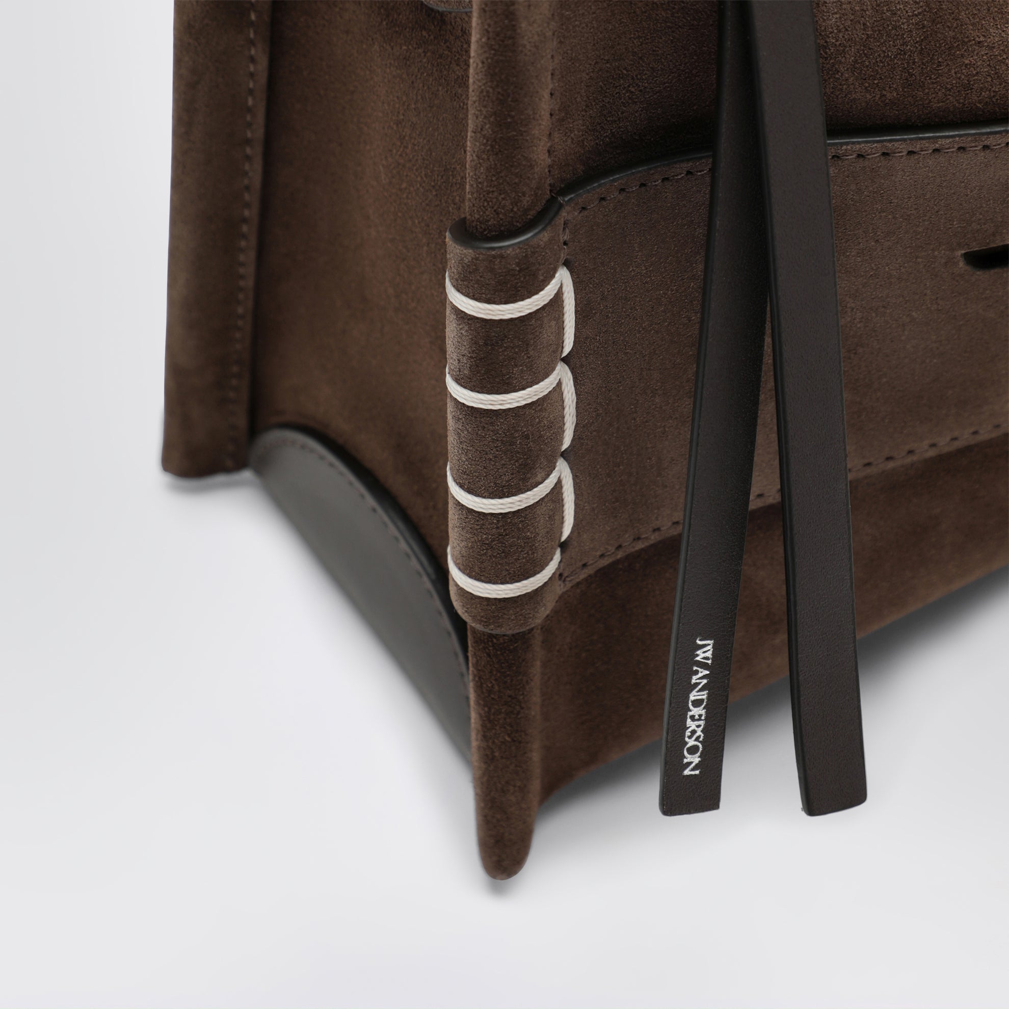Borsa Loafer in pelle scamosciata marrone