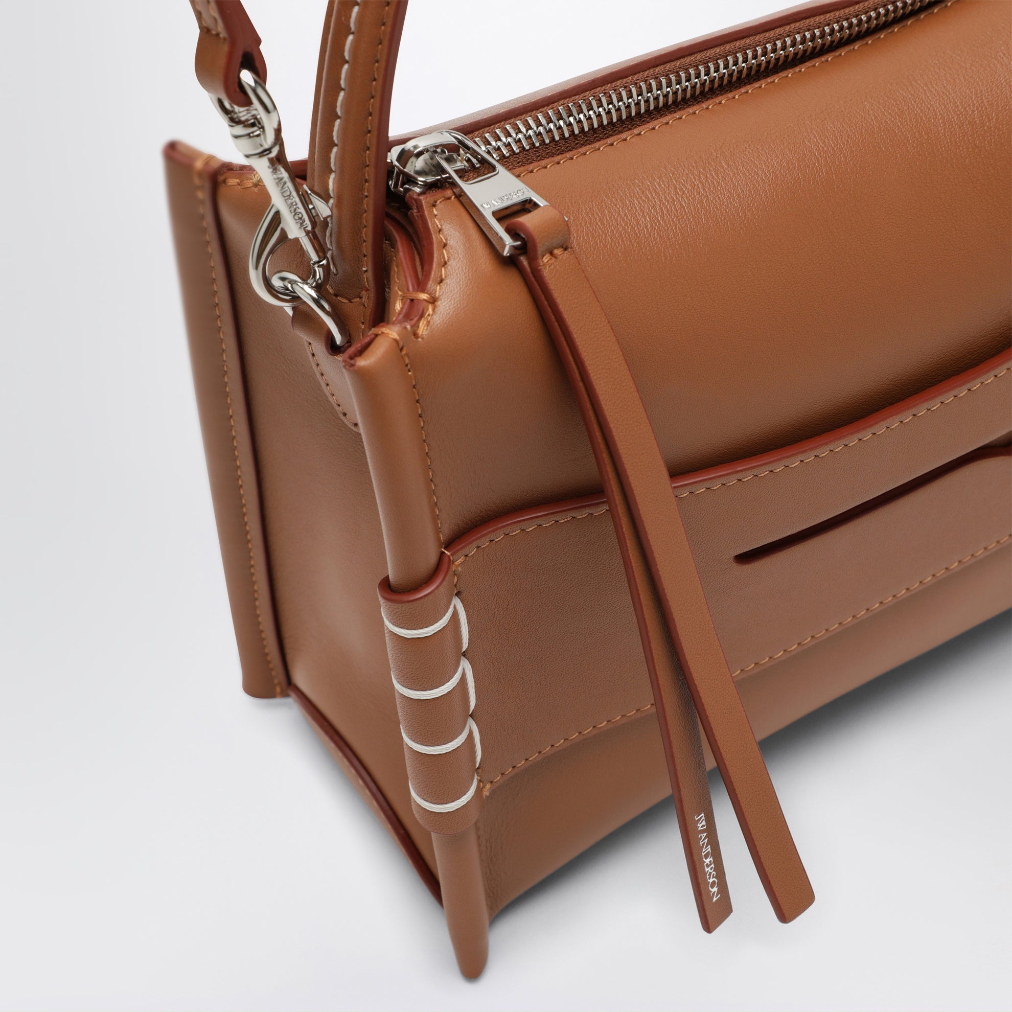 Borsa Loafer in pelle di vitello color tan