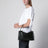 Handtasche Loafer aus Kalbsleder in Schwarz