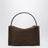 Kleine Loafer-Tasche aus braunem Veloursleder