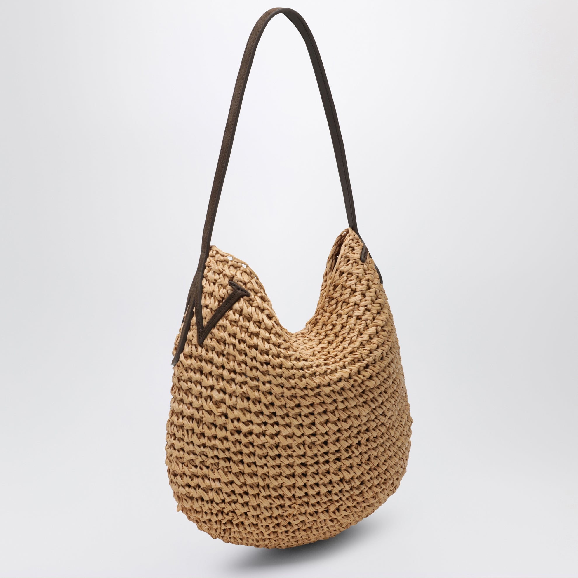 Petit sac Bulb en raphia naturel