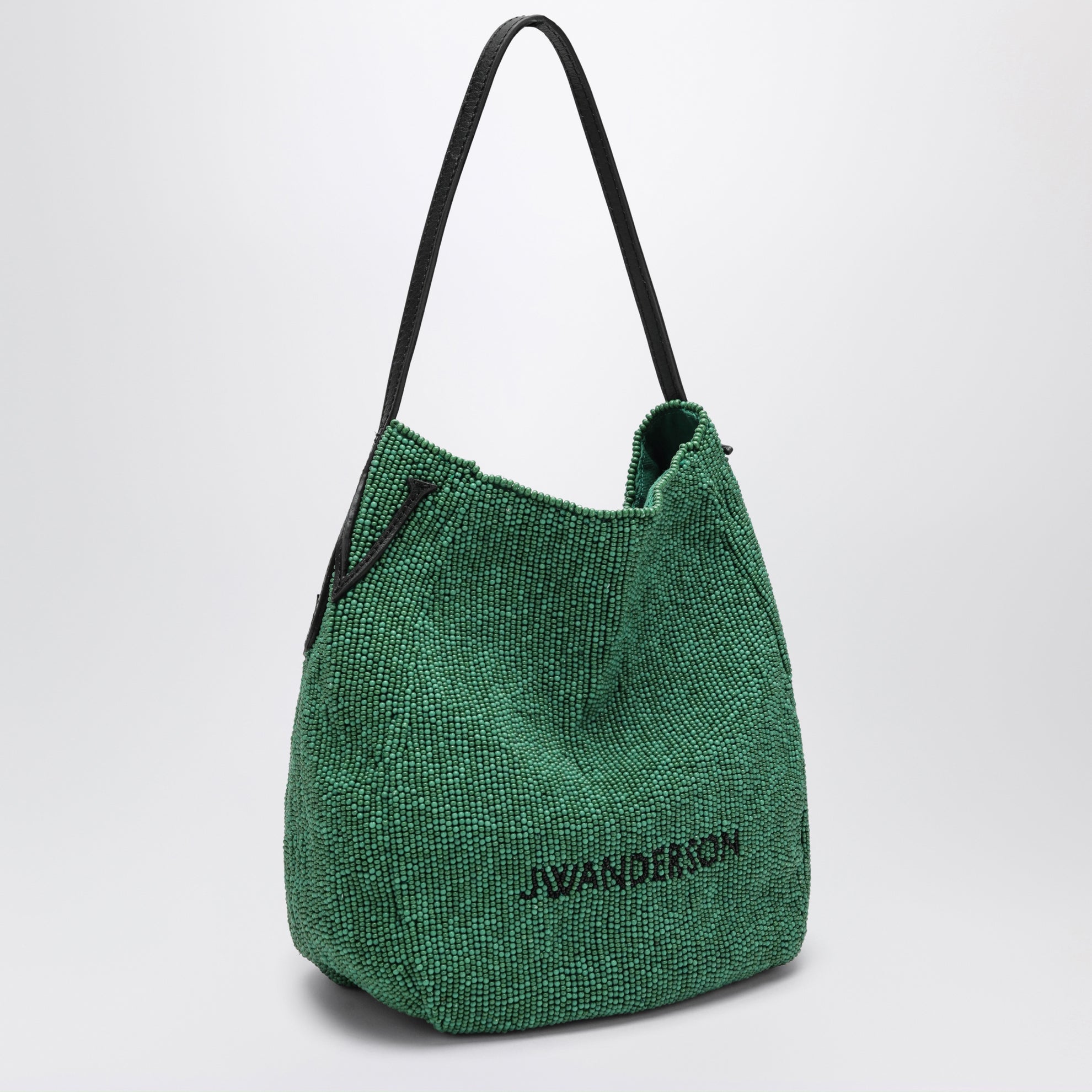 Petit sac Bulb en perles vertes