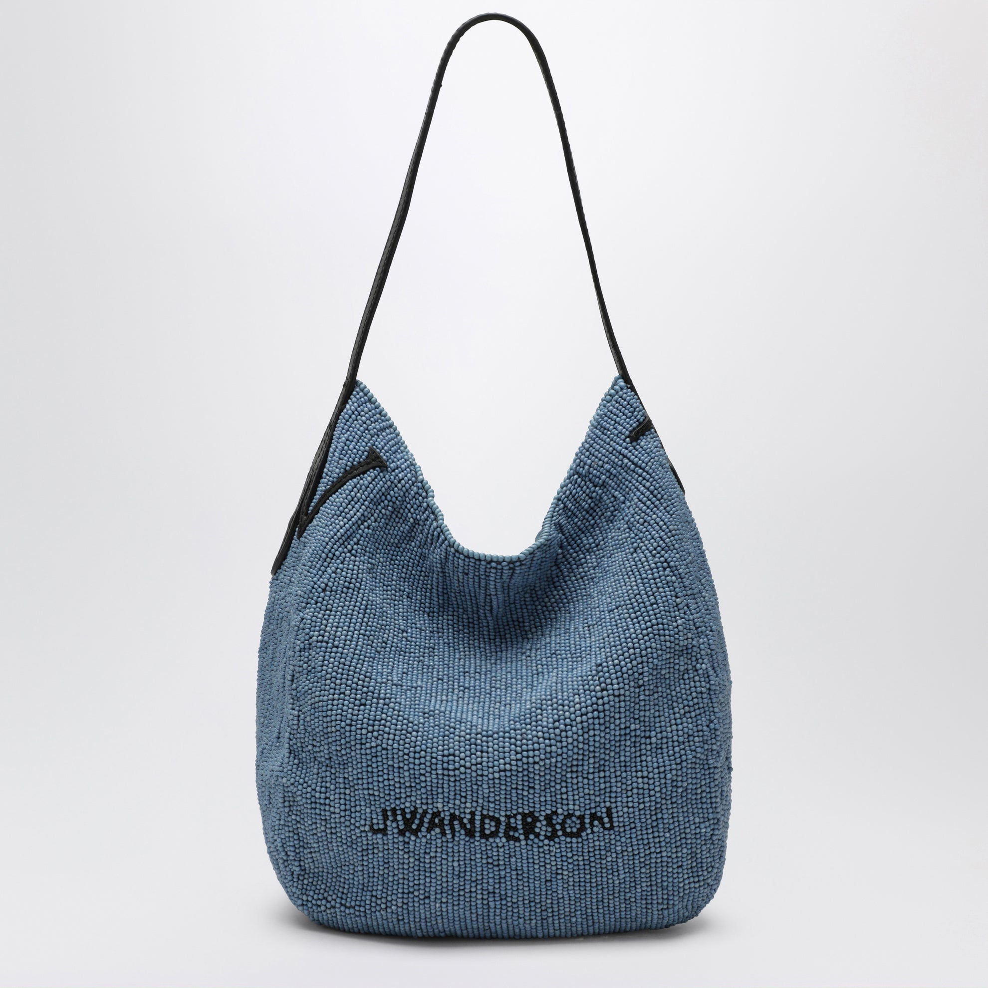 Sac Bulb petit en perles bleues