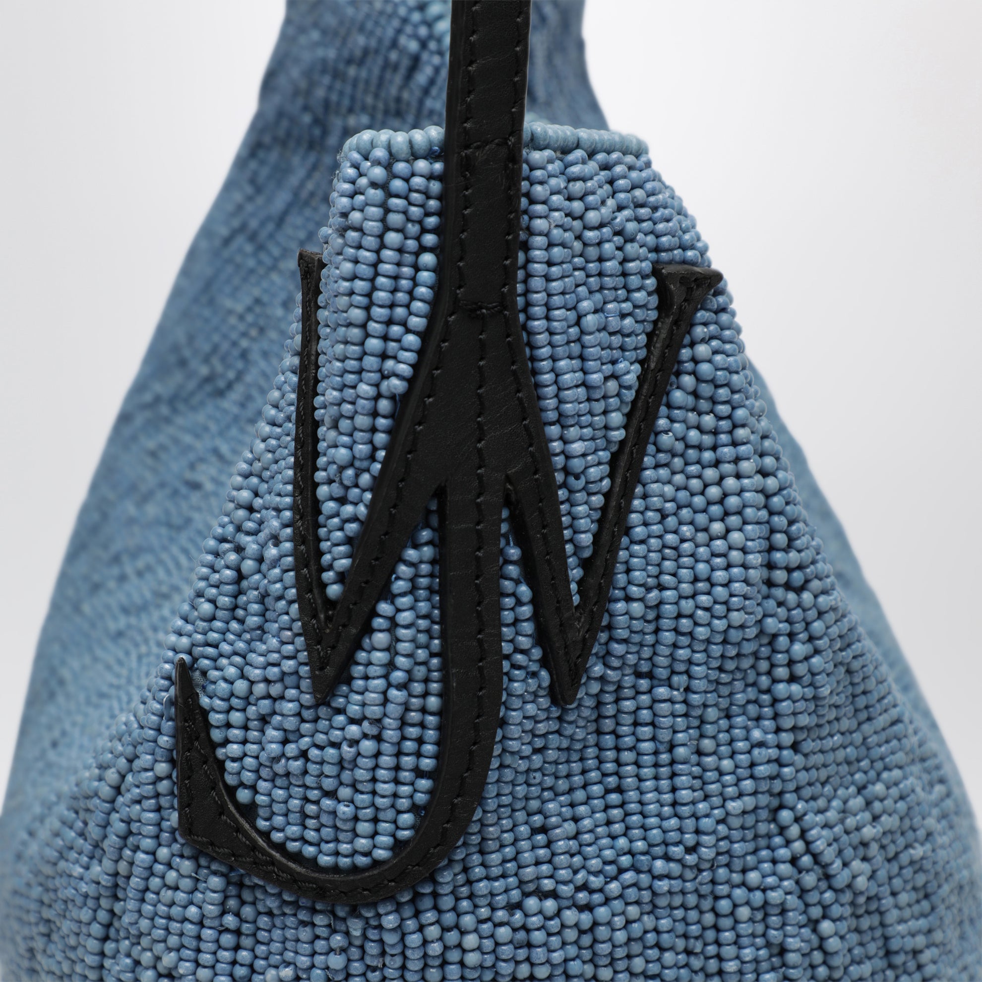 Sac Bulb petit en perles bleues