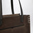 Elongated Loafer cabas bag in brown suede