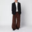 Black straight wool blazer
