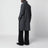 Grey double-breasted wool coat