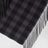 Brown check wool and cashmere shawl