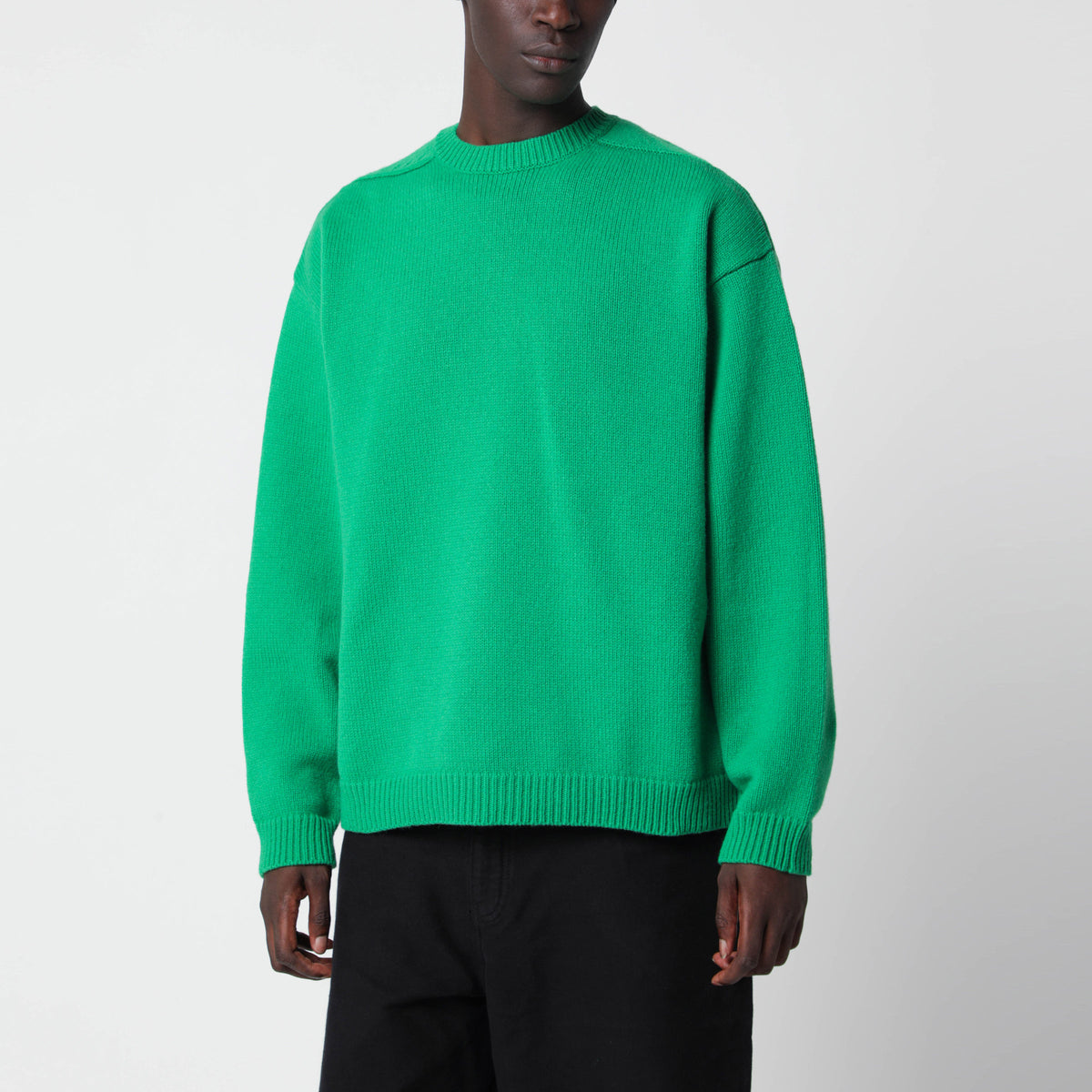 Grüner Hemyl Pullover aus Lammwolle
