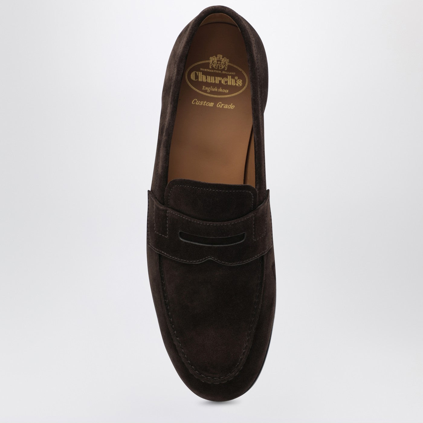 Mocassins Heswall marron en cuir suédé