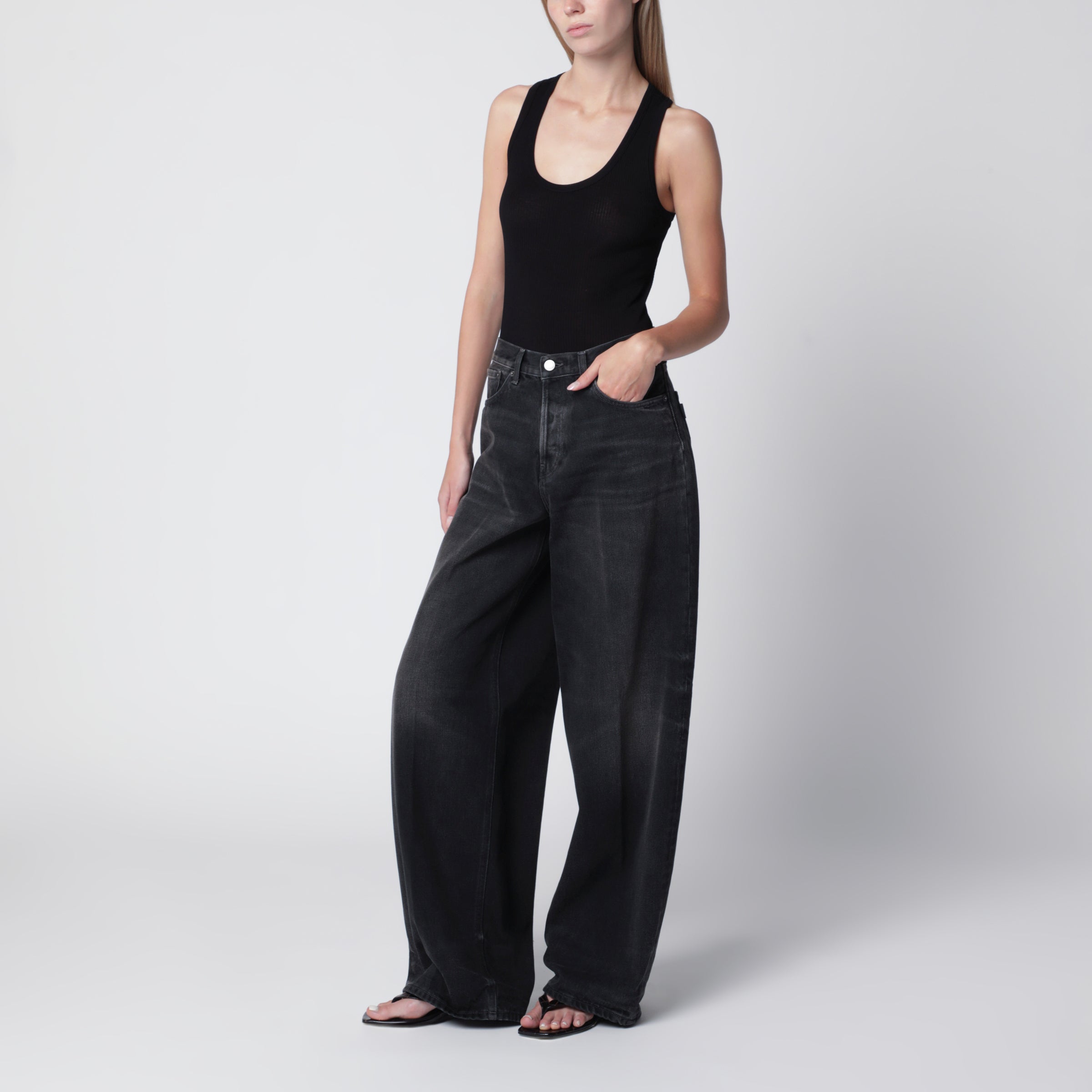 HAIKURE Haikure Bethany jeans in Vintage Black denim | TheDoubleF