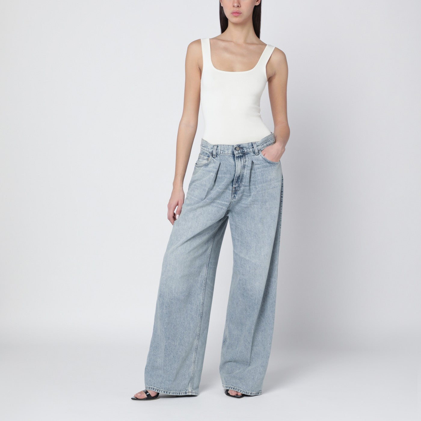 Candy wide-leg jeans