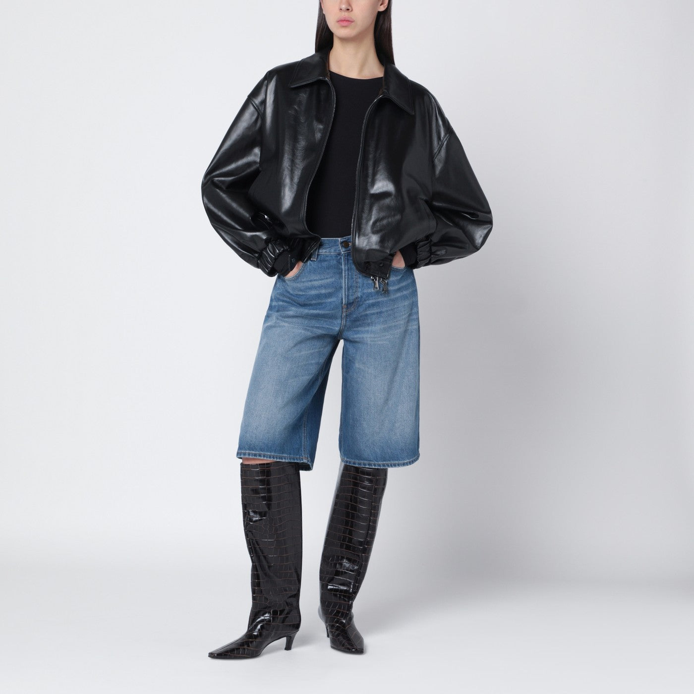 Blue Becky bermuda shorts