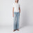 Jeans Lisa a gamba dritta in denim azzurro Pollock
