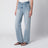 Jeans Lisa a gamba dritta in denim azzurro Pollock
