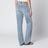 Jeans Lisa a gamba dritta in denim azzurro Pollock