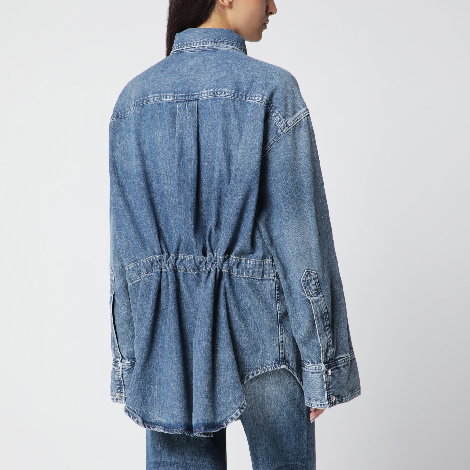 Camicia blu ryder in denim