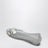 Silver Hibiscus ballet flats in PVC with beaded flowers