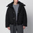Veste matelassée noire en nylon et coton