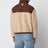 Beige jacket in polyester and wool blend