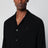 Black wool cardigan